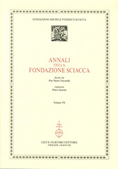 E-book, Annali della Fondazione Sciacca : volume VII, L.S. Olschki
