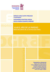 E-book, 2018 el año de la paridad : breve recuento de la justicia electoral, Aralí Soto Fregoso, Mónica, Tirant lo Blanch