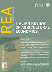 Fascículo, Rivista di economia agraria : LXXIII, 3, 2018, Firenze University Press