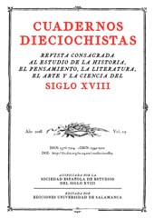 Article, Adorno y representación : escenarios cotidianos de vida a finales del siglo XVIII en Madrid, Ediciones Universidad de Salamanca