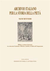 Article, Temi spirituali nel romanzo post-ariostesco : il caso dell'Agrippina di Pietro Maria Franco (1533), Edizioni di storia e letteratura