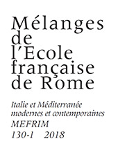 Artículo, La diplomatie de la papauté moderne : un champ historiographique à réinventer?, École française de Rome
