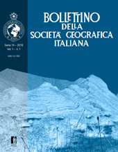 Heft, Bollettino della Società Geografica Italiana : 1, 1, 2018, Firenze University Press