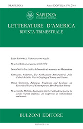 Fascicule, Letterature d'America : rivista trimestrale : XXXVIII, 170, 2018, Bulzoni
