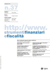 Issue, Strumenti finanziari e fiscalità : 37, 4, 2018, Egea