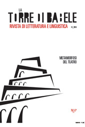 Fascículo, La Torre di Babele : rivista di Letteratura e Linguistica : 14, 2018, Monte Università Parma