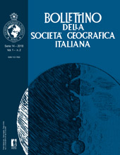 Fascicule, Bollettino della Società Geografica Italiana : 1, 2, 2018, Firenze University Press