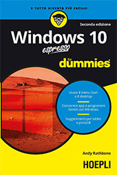 E-book, Windows 10 espresso for dummies, Rathbone, Andy, Hoepli