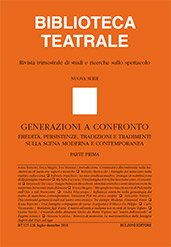 Article, Discontinuità generazionali nel teatro ottocentesco : tre esempi : Modena, Emanuel, Duse, Bulzoni