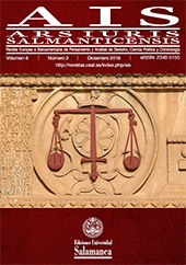 Fascicule, AIS : Ars Iuris Salmanticensis : 6, 2, 2018, Ediciones Universidad de Salamanca