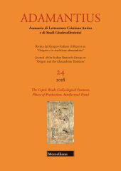 Article, The canons attributed to Basil of Caesarea in the context of the canonical literature preserved in coptic, Morcelliana