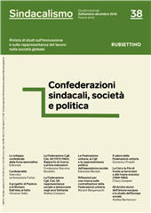 Artículo, La Federazione Cgil, Cisl, Uil : rappresentanza sociale e democrazia negli anni Settanta, Rubbettino