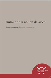 eBook, Autour de la notion de sacer, École française de Rome