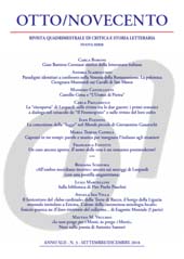 Fascicule, Otto/Novecento : rivista quadrimestrale di critica e storia letteraria : XLII, 3, 2018, Edizioni Otto Novecento