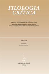 Artículo, Modesta proposta per Della Casa, Rime, I., Salerno