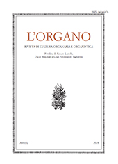 Fascicule, L'Organo : rivista di cultura organaria e organistica : L, 2018, Pàtron