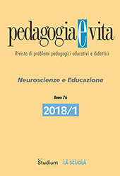 Fascicule, Pedagogia e vita : rivista di problemi pedagogici, educativi e didattici : 76, 1, 2018, Studium