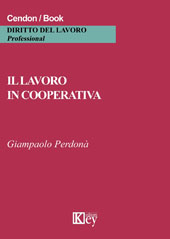 E-book, Il lavoro in cooperativa, Perdonà, Giampaolo, Key editore