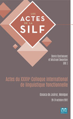 E-book, Actes du XXXIVe Colloque international de linguistique fonctionnelle : Oaxaca de Juarez, Mexique, 26-31 octobre 2012, EME Editions