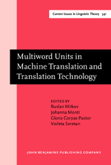 E-book, Multiword Units in Machine Translation and Translation Technology, John Benjamins Publishing Company