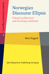 E-book, Norwegian Discourse Ellipsis, John Benjamins Publishing Company