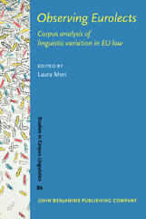 eBook, Observing Eurolects, John Benjamins Publishing Company