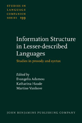eBook, Information Structure in Lesser-described Languages, John Benjamins Publishing Company
