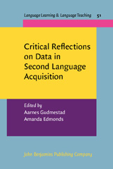 E-book, Critical Reflections on Data in Second Language Acquisition, John Benjamins Publishing Company
