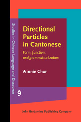 E-book, Directional Particles in Cantonese, John Benjamins Publishing Company