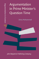 E-book, Argumentation in Prime Minister's Question Time, John Benjamins Publishing Company