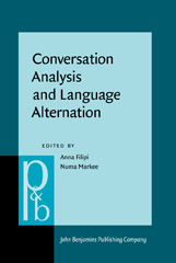 E-book, Conversation Analysis and Language Alternation, John Benjamins Publishing Company