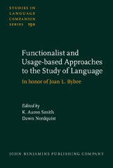 E-book, Functionalist and Usage-based Approaches to the Study of Language, John Benjamins Publishing Company