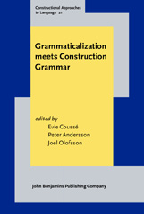 E-book, Grammaticalization meets Construction Grammar, John Benjamins Publishing Company