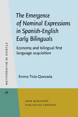 E-book, The Emergence of Nominal Expressions in Spanish-English Early Bilinguals, John Benjamins Publishing Company