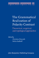 E-book, The Grammatical Realization of Polarity Contrast, John Benjamins Publishing Company