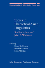 E-book, Topics in Theoretical Asian Linguistics, John Benjamins Publishing Company