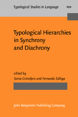 E-book, Typological Hierarchies in Synchrony and Diachrony, John Benjamins Publishing Company