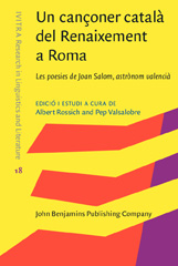 E-book, Un canconer catala del Renaixement a Roma, John Benjamins Publishing Company