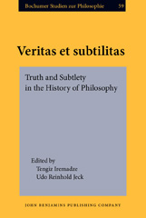 E-book, Veritas et subtilitas, John Benjamins Publishing Company