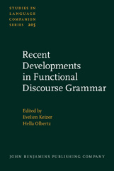 eBook, Recent Developments in Functional Discourse Grammar, John Benjamins Publishing Company