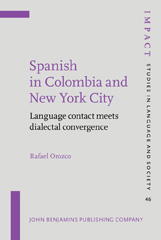 E-book, Spanish in Colombia and New York City, John Benjamins Publishing Company