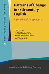 eBook, Patterns of Change in 18th-century English : A sociolinguistic approach, John Benjamins Publishing Company