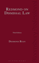 eBook, Redmond on Dismissal Law, Ryan, Desmond, Bloomsbury Publishing