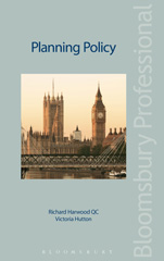 E-book, Planning Policy, Harwood QC, Richard, Bloomsbury Publishing