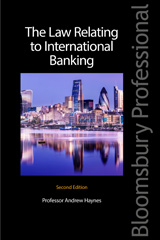 E-book, The Law Relating to International Banking, Haynes, Andrew, Bloomsbury Publishing