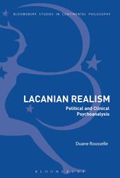 E-book, Lacanian Realism : Political and Clinical Psychoanalysis, Bloomsbury Publishing