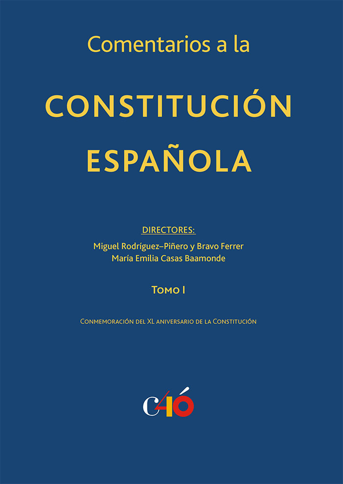 E-book, Comentarios a la Constitución Española : XL aniversario, Boletín Oficial del Estado