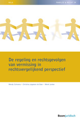 E-book, De regeling en rechtsgevolgen van vermissing in rechtsvergelijkend perspectief, Koninklijke Boom uitgevers