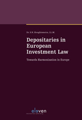 eBook, Depositaries in European Investment Law : Towards Harmonization in Europe, Koninklijke Boom uitgevers