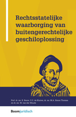 eBook, Rechtsstatelijke waarborging van buitengerechtelijke geschiloplossing, Bauw, Koninklijke Boom uitgevers